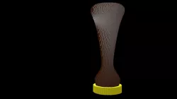 Rubber stamp voxel 3D model