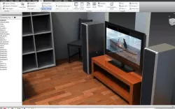 Samsung 42" with TV desk and Jamo speakers