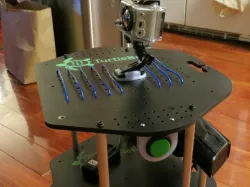 Sanwa button mount for turtlebot and turtlebot 2