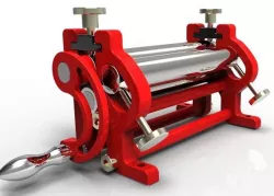 Small sheet metal roller