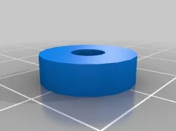 Spacer for bottom of extruder