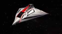 Spaceship  Low-poly  3D model