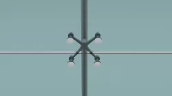 Spider Glass Object Cloner 3D model