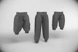 sport pants 3D model