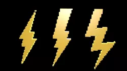 Thunder symbols voxel 1 3D model