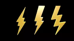 Thunder symbols voxel 2 3D model