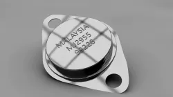 Transistors Diode Capacitor Low-poly  3D model