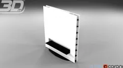TV Wall 3D model