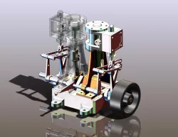 TWIN STEAM ENGINE