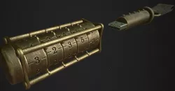 USB Flash Drive Low-poly  3D model