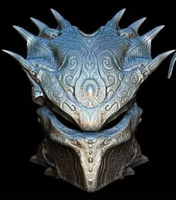 Valkyrie predator bio mask 3D model