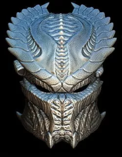 Venom predator bio mask 3D model
