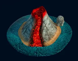 Volcano animate 3D model