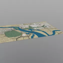 Washington DC Cityscape 3D model