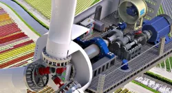 Wind turbine 3D model