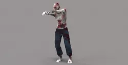 Zombie 2 Low-poly  3D model