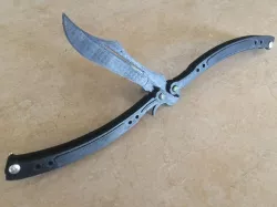 100% Printable Butterfly knife from CSGO Replica (most accurate design)