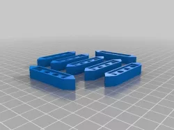 7 Segment LED Segments and Frame