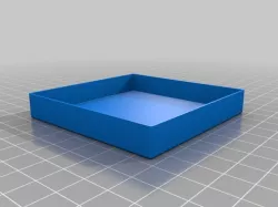 big flat square tray