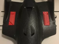 Curved hood scoops for the RVjet