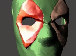 deadpool face shell