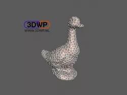 Dual Extrusion Voronoi Duck