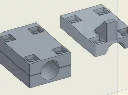 Eclips3D A16 and A17 rod brackets