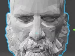 Elder Arthur Maxson bust - Fallout 4