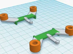 FeeYoung ZX-250 Landing Gear Mounts