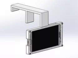 Galaxy S4 Camera Mount for Qidi Tech/Flashforge Printers