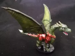 Green Dragon with Armor