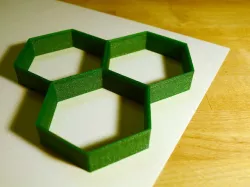 hexagon biscuit punch
