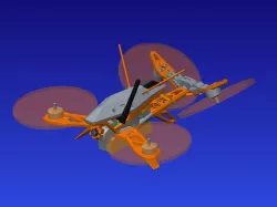 Horus Kestrel V-tail Quadcopter overhaul