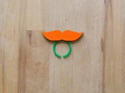 "I Moustache You a Question" Bottle Topper
