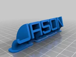 JASON Sweeping name plate