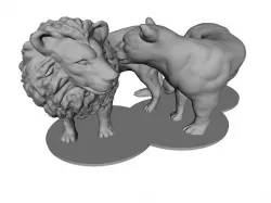 Lion and Lioness