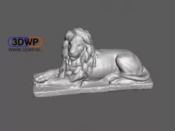 Lion Statue 3D Scan