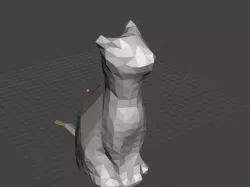 Low Poly Kitty Cat
