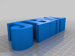 My Customized 3 Letters in a Row
