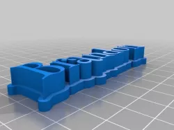 My Customized 3D name plate