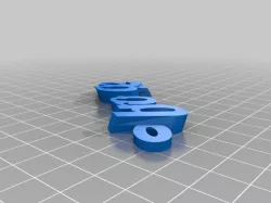 My Customized Fully  iamburny's keyring / keyfob generator