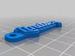 My Customized Multiline Tag or Keychain