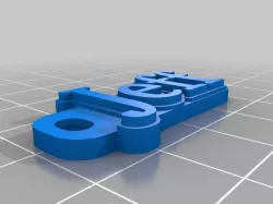 My Customized Multiline Tag or Keychain