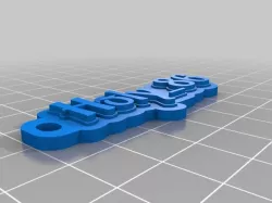 My Customized Multiline Tag or Keychain