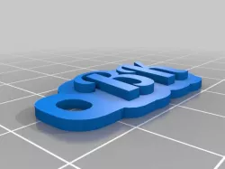 My Customized Multiline Tag or Keychain