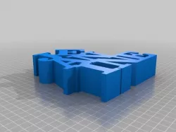 My Customized Variable WORD Sculpture