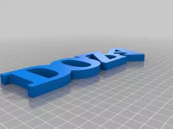 My Customized Variable WORD Sculpture
