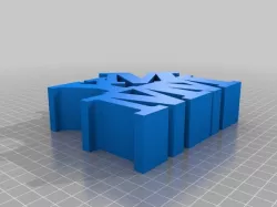 My Customized WORD Sculpture