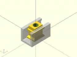 Parametric Bi-fold Door Top Rail Guide