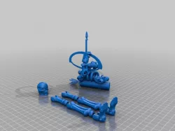 Semi-Posable Archer With Printing Supports